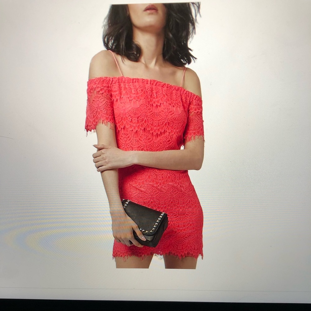 Off the Shoulder Lace Dress